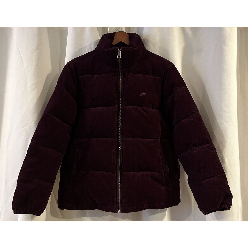 Levi's Zoe Corduroy Coat Quilted Puffer Jacket‎ Women's Size XXL